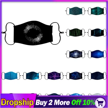 

Child Fashion Printing Dustproof Windproof Fog Haze PM2.5 Can Put Filter Mask Mascarillas Kühle Seide Atmen Masque Gesichts Mask