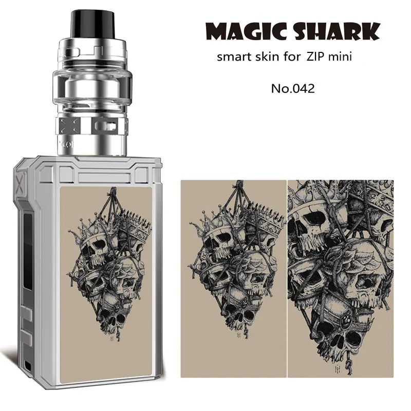 Магическая Акула капитан американская змея V-Vendetta Череп Роза Vape стикер пленка чехол Обложка кожа для Voopoo Alpha Zip mini