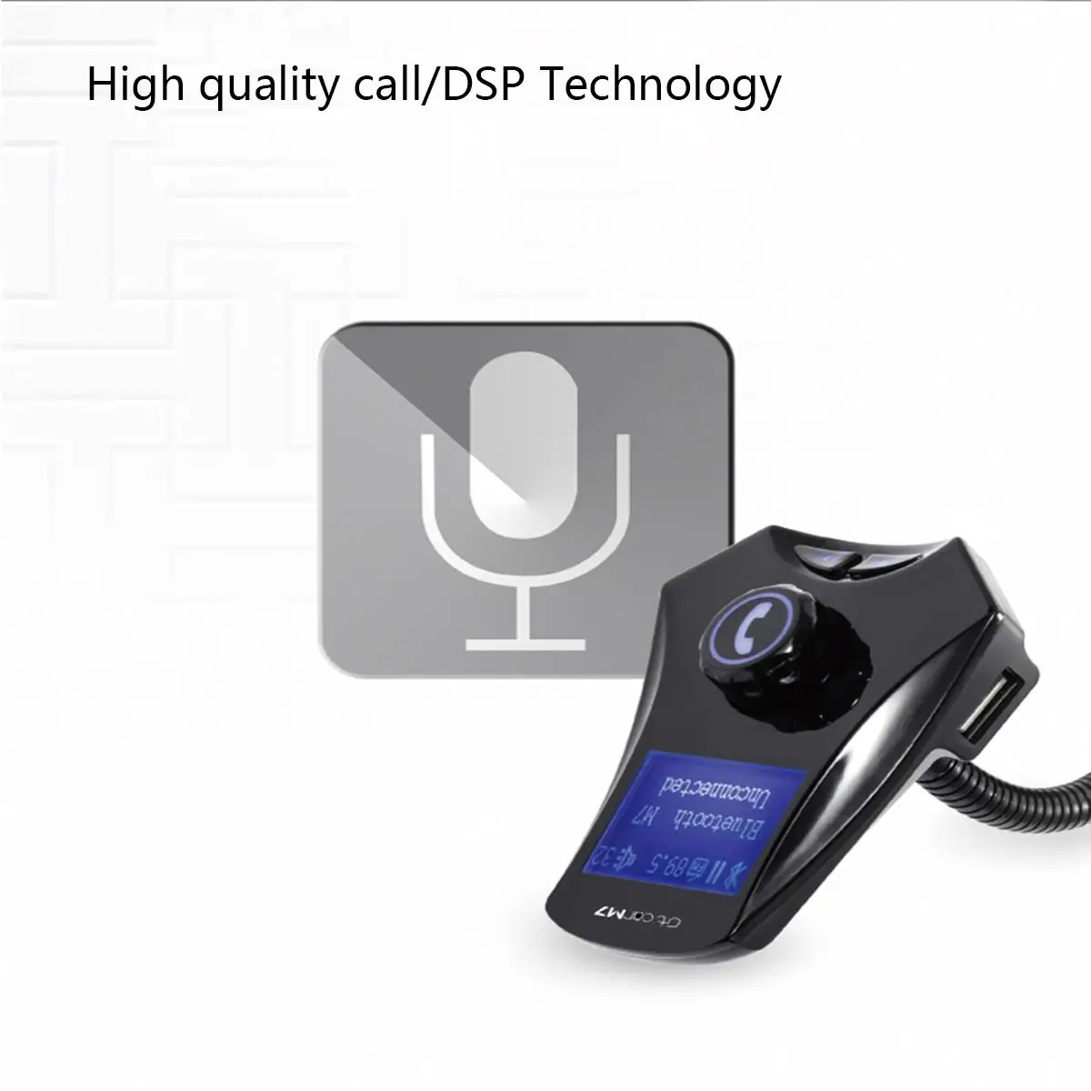 M7 4 плеер режим автомобиля bluetooth MP3-плеер ЖК-дисплей экран fm-передатчик воспроизводитель громкой связи автомобильный комплект USB зарядное устройство