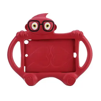 

Cute 3D Cartoon Baby Safe silicone cover for IPad Mini 1 2 3 Mini 4 Stand Kids Shockproof Tablet EVA Foam Case + Pen
