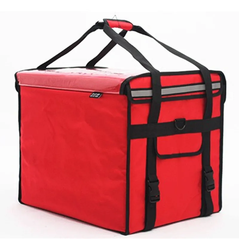47 L Takeaway Type Insulation Delivery Package Pizza Bags Food Refrigerated Box Waterproof Cooler Suitcase Car Handbag Shoulder
