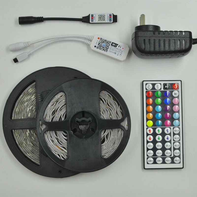 Светодиодная лента Luces RGB 5050 с Bluetooth управлением гибсветодиодный