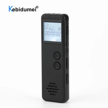 One Key Recording Digital Voice Recorder Long Distance Audio MP3 Dictaphone Noise Reduction Voice MP3 WAV Record Player 128Kbps