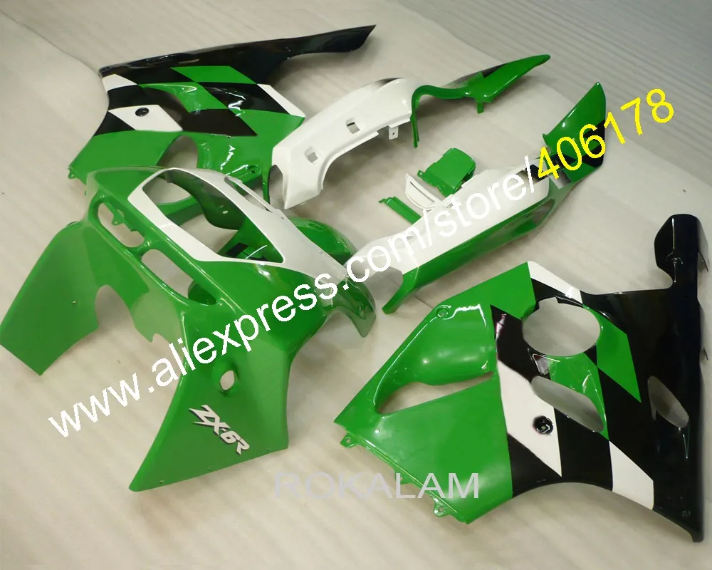 Индивидуальный обтекатель 94-97 строительный комплект для Kawasaki 94 95 96 97 Ninja ZX6R 1994-1997 ZX