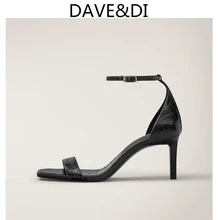 

Dave&Di 2022England office lady shoes woman shoes women sandals ins fashion blogger Genuine leather stiletto heels sandals women