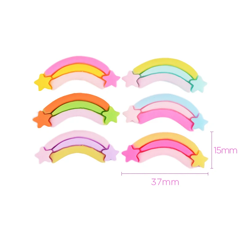 AIJJU 37 мм reinfrosted Feel Rainbow Patch ювелирные изделия DIY материалы телефон оболочка/шпилька/серьги кулон ювелирные изделия брошь аксессуары