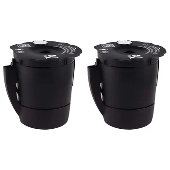 

Reusable Coffee Filter Compatible with Keurig My K-Cup 1.0&2.0 All Keurig Home Coffee Makers (Black, 2Pcs/Pack)