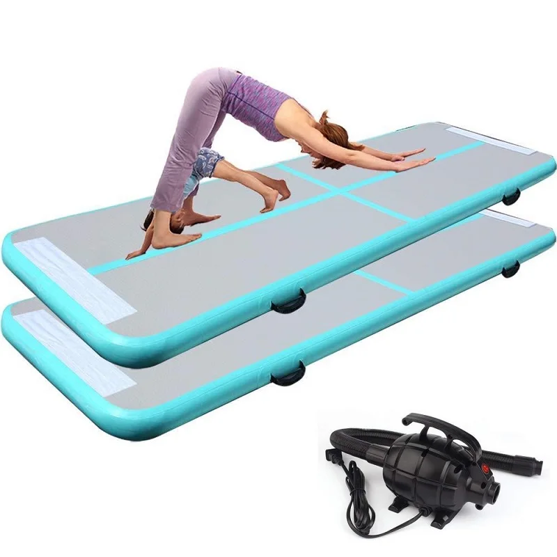 Airtrack-colchoneta de Yoga inflable, colchoneta de gimnasia artística, pista de aire interior