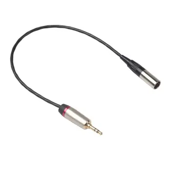 

Audio Cable 3.5mm Male To Mini XLR 3 Pin Male Line Cord For SLR Camera 0.3 1m 2m 3m
