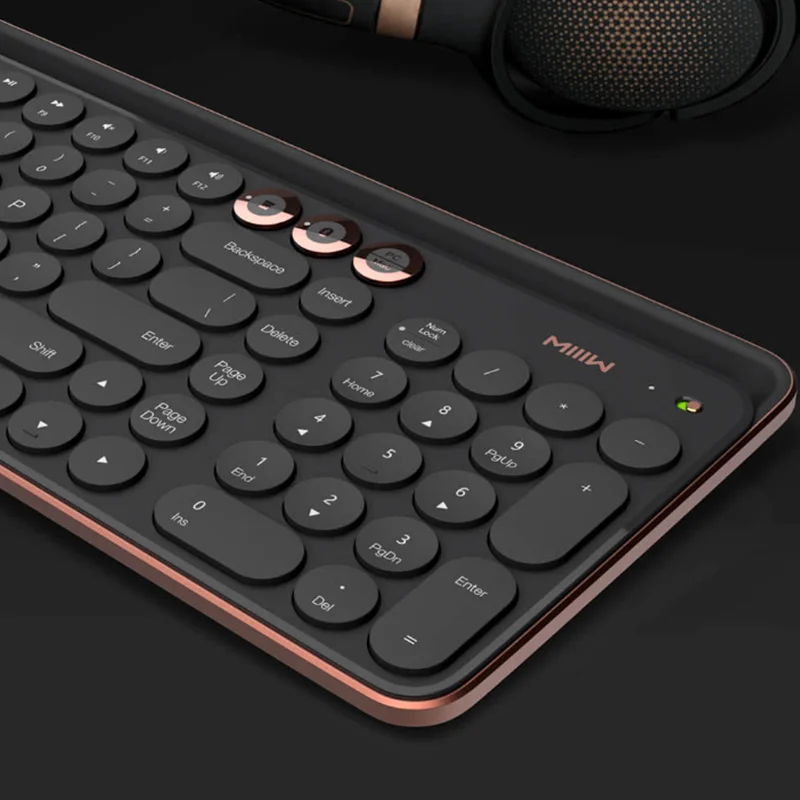 Xiaomi MIIIW клавиатура двойной режим 2,4 ГГц Xiomi bluetooth клавиатура 4,0 мембранная мульти-система совместимая Xioami беспроводная клавиатура