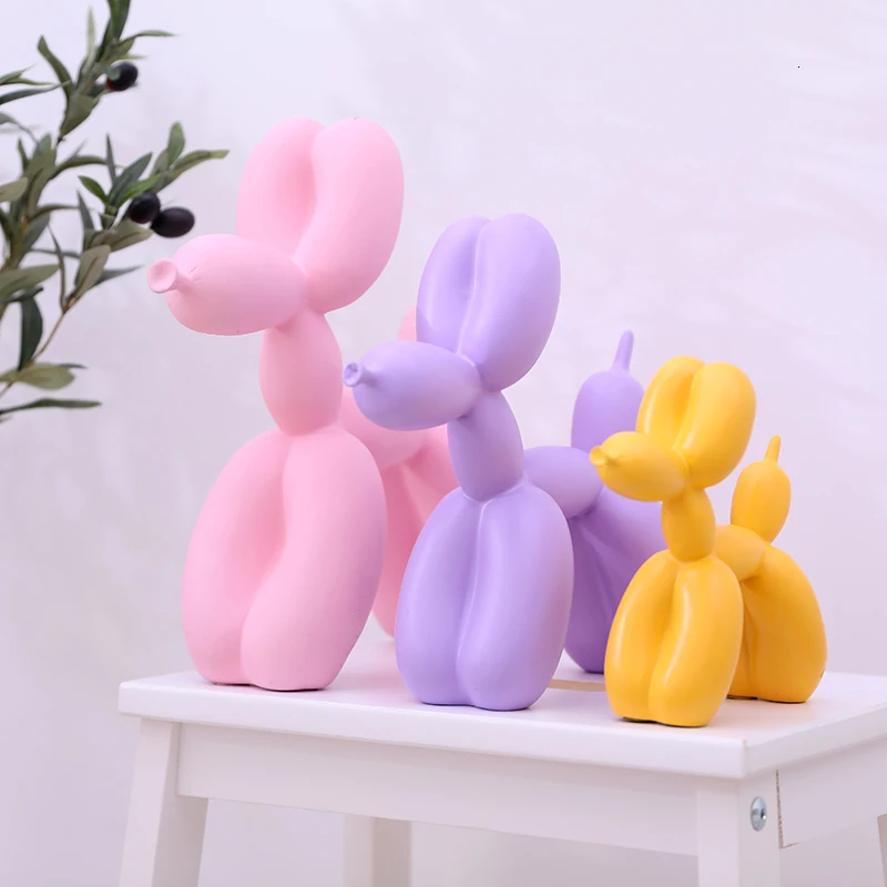 Jeff Koons спрей краски смолы шар украшения дома аксессуары Настольный орнамент Свадебный декор милые животные в скандинавском стиле