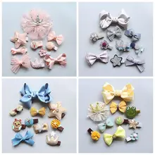 Детский костюм ручной работы в европейском и американском стиле; заколка-бабочка для маленьких девочек; головной убор принцессы; аксессуары для волос; подарочная упаковка