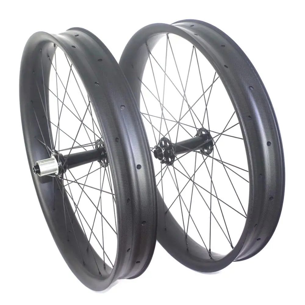 26ER Fat bike Carbon Wheel Set ширина 100 мм технический углерод для fatbike карбоновая передняя