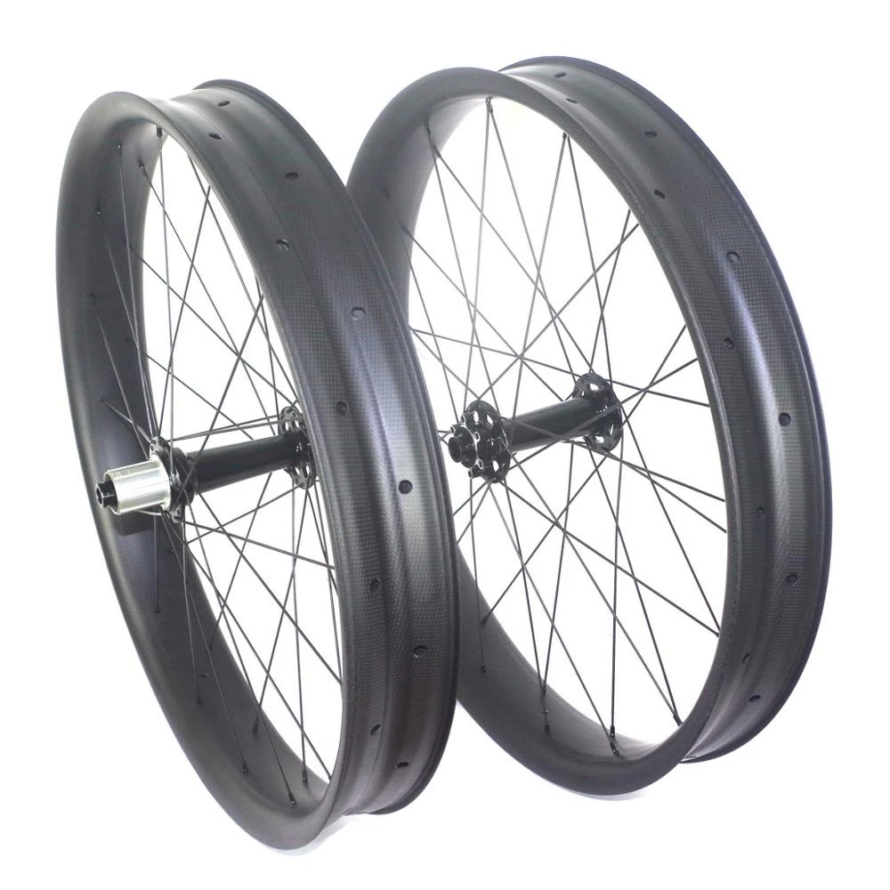 26ER Fat bike Carbon Wheelset 100mm width fatbike carbon wheelset front