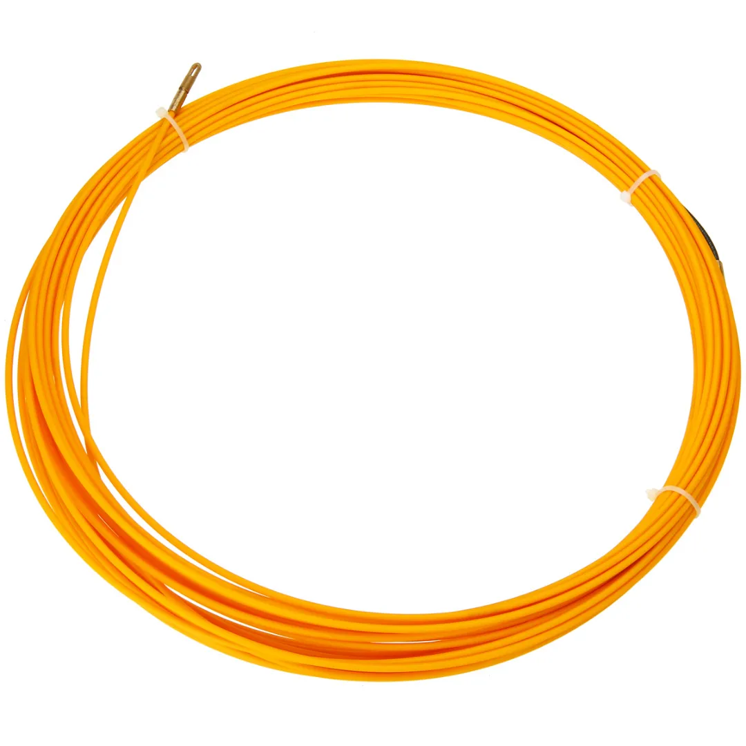 New 30M 3mm Guide Device Fiberglass Electric Cable Push Pullers Duct Snake Rodder Tape Wire Mayitr Yellow 2019