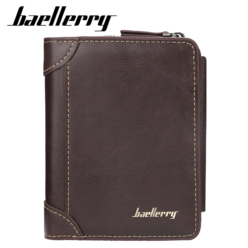 

Quality Guarantee Men's Short Wallet Bifold Card Holders for Men Casual Portable Coin Purse NewLeather Male Cash Clutch Bag