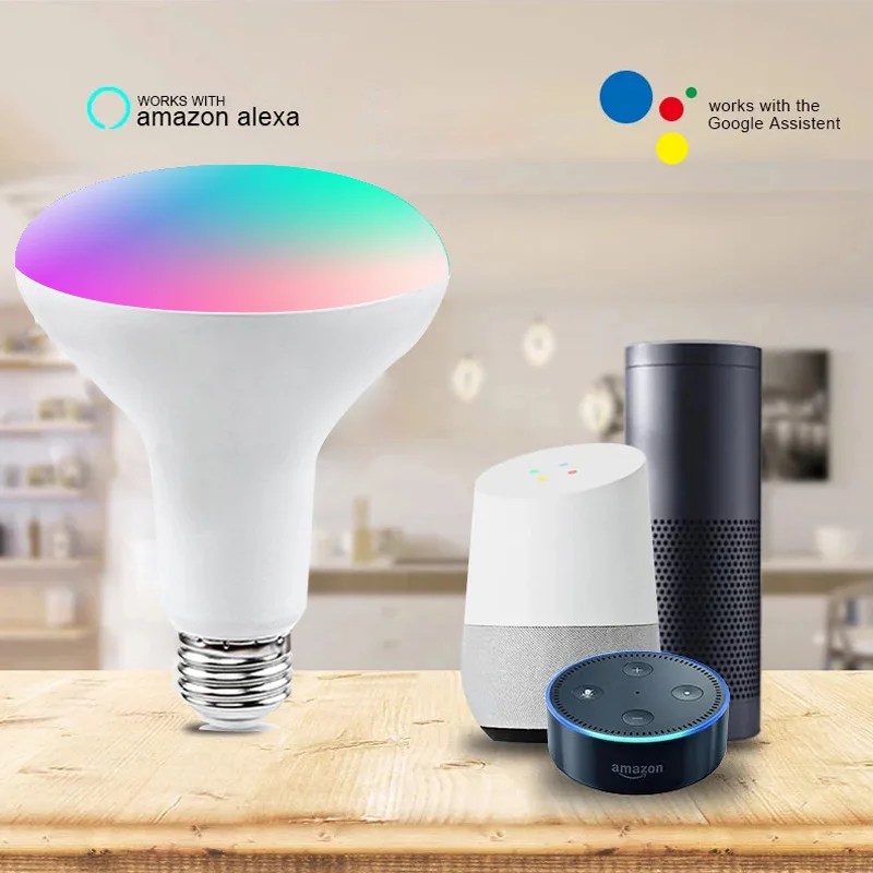 

WiFi Smart LED Lamp Multicolor Random Change Light Bulb Dimmable Lamps RGB Magic Bulb APP Operate Assistant Night Light