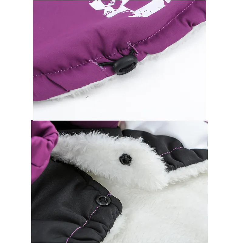 Зимняя флисовая одежда для домашних животных, пальто с подкладкой для больших собак, Водонепроницаемый Спортивный зимний костюм для больших собак, ветровка для Лабрадора ретривера