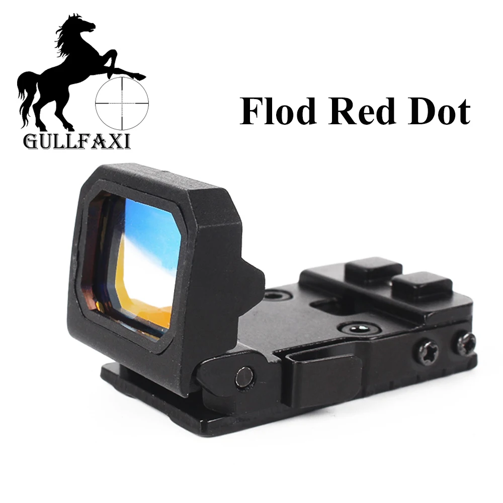 

Gullfaxi Red Dot Sight Scope Tactics Mini Flip Red Dot Optic Sight Pistol Holographic Weapon Sight Reflect Collimator Sight