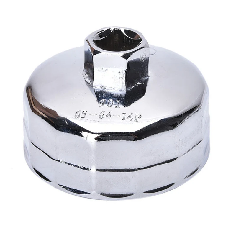 

Hand Tools Oil Filter Wrench Cap Type Accessories Silver Socket Removable