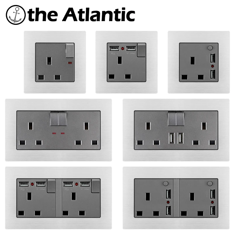 UK Power Socket 13A With USB Wall Socket Electrical Outlet Singapore