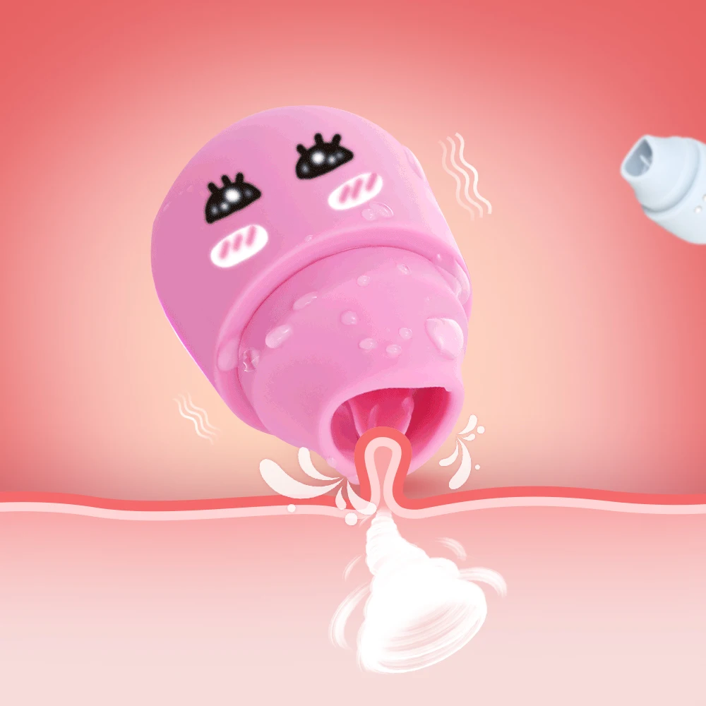 Вибратор для сосания языка Женская грудь соски присоска мастурбатор Стимулятор