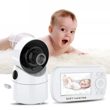 

Hot baby lloron nanny baby monitor 3.5 inch LCD cry baby Intercom IR night vision temperature sensor lullabies Zoom