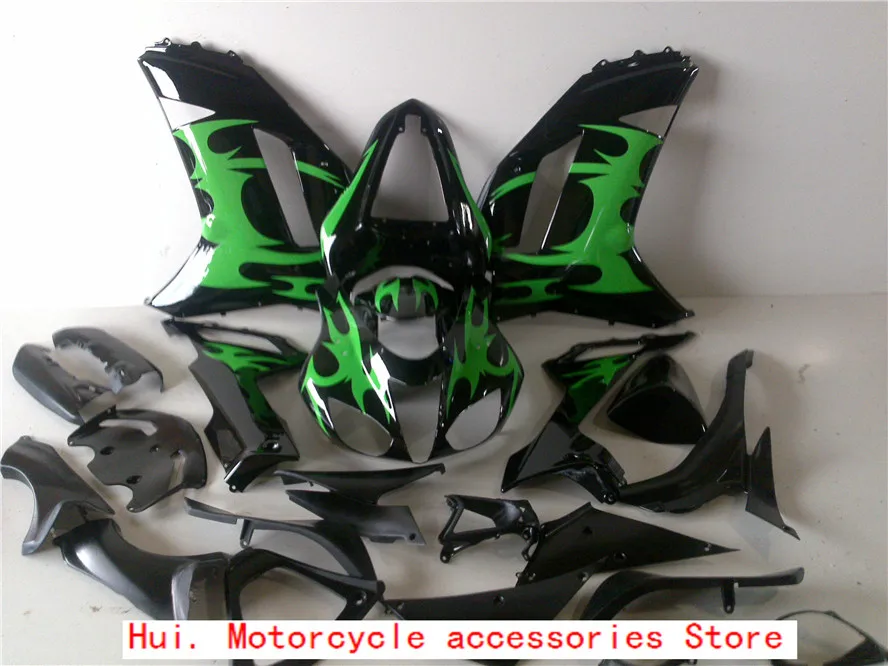Kawasaki ninja горячий зеленый корпус ZX-636 ZX 6 R 600 cc R ZX636 07 08. ZX6R 07 08 ZX600 ZX 636 ZX 6 r 2007 2008 обтекатель