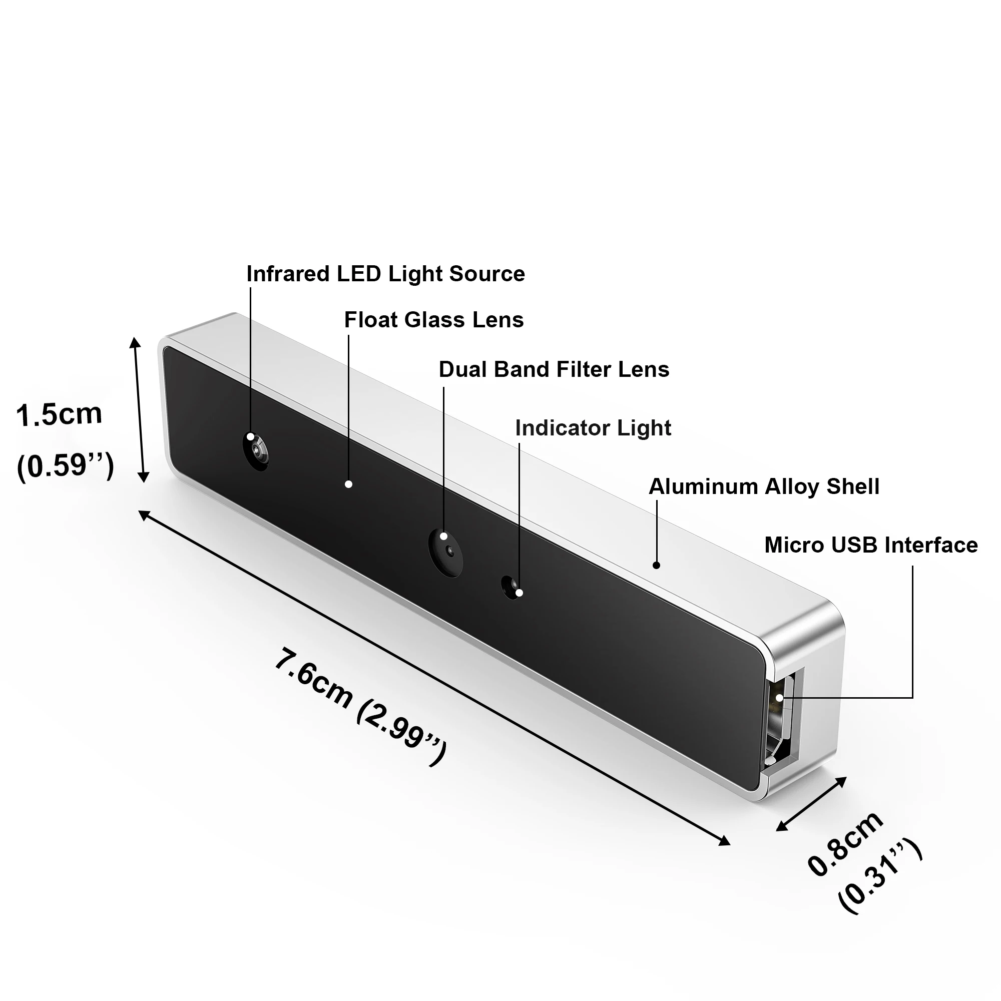 Веб камера USB внешний тип Windows Hello распознавание лица инфракрасная 1080P HD