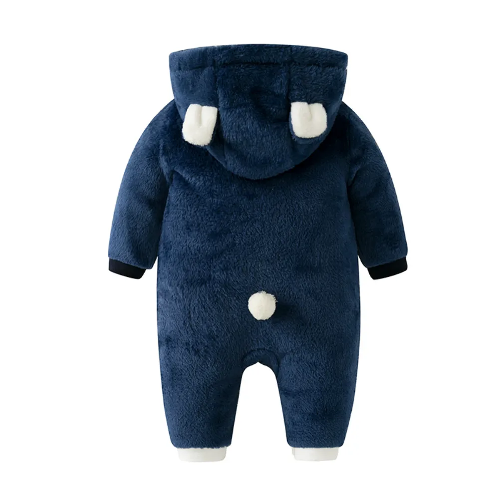 

Baby Winter Clothes Baby Autumn And Winter Thick Warm Cashmere Onesie 0-1-Year-Old out Clothes Cotton 3 Months