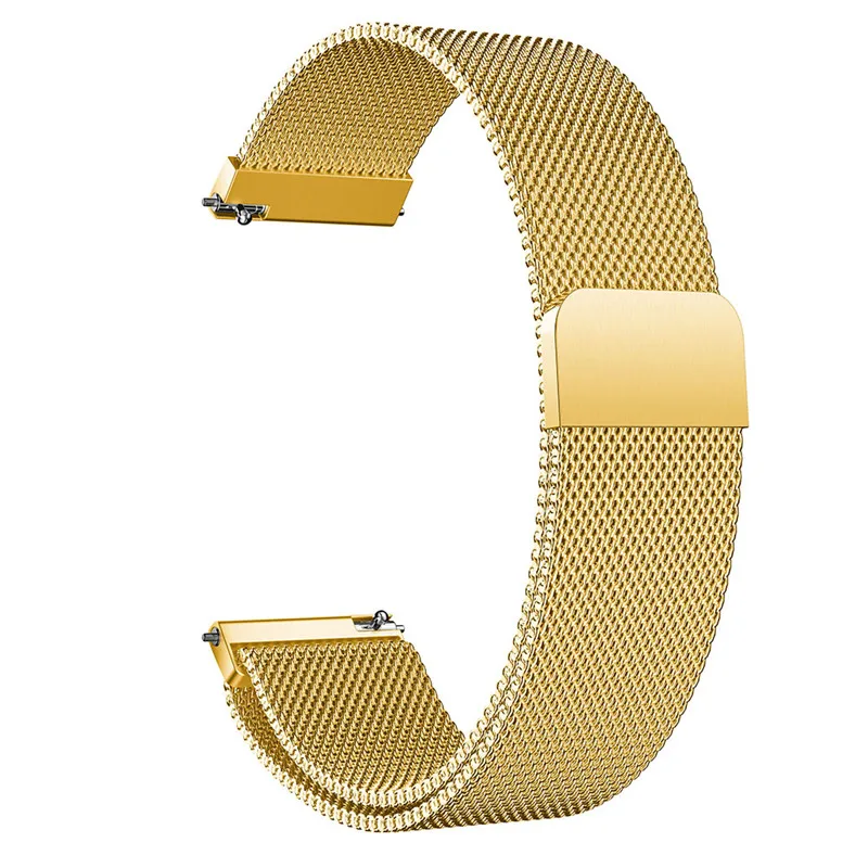 Milanese Loop Straps For Fitbit Blaze Band Strap 23mm Stainless Steel Watch Band Bracelet For Fitbit Blaze Frame Correa Wrist - Band Color: gold-band