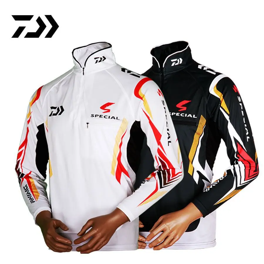 

Daiwa Sportswear Fishing Shirt Anti-UV Protection Hiking Fishing Clothes Tackles Angler Sports Apparel Anti Mosquito Clothing