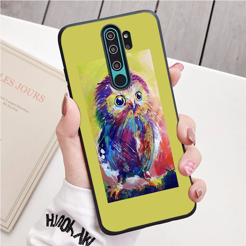 cases for xiaomi blue Cú Tranh Silicone Ốp Lưng Điện Thoại Redmi Note 8 7 Pro S 8T Cho Redmi 9 7A Bao xiaomi leather case charging Cases For Xiaomi