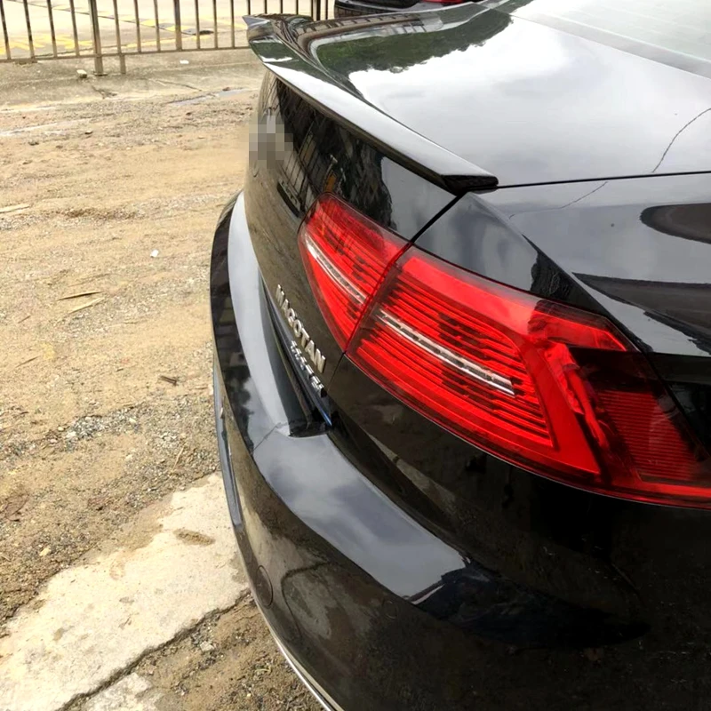 Автомобильное украшение в виде хвостового крыла для Volkswagen Passat B8 высокое качество углеродное волокно черный задний спойлер багажника