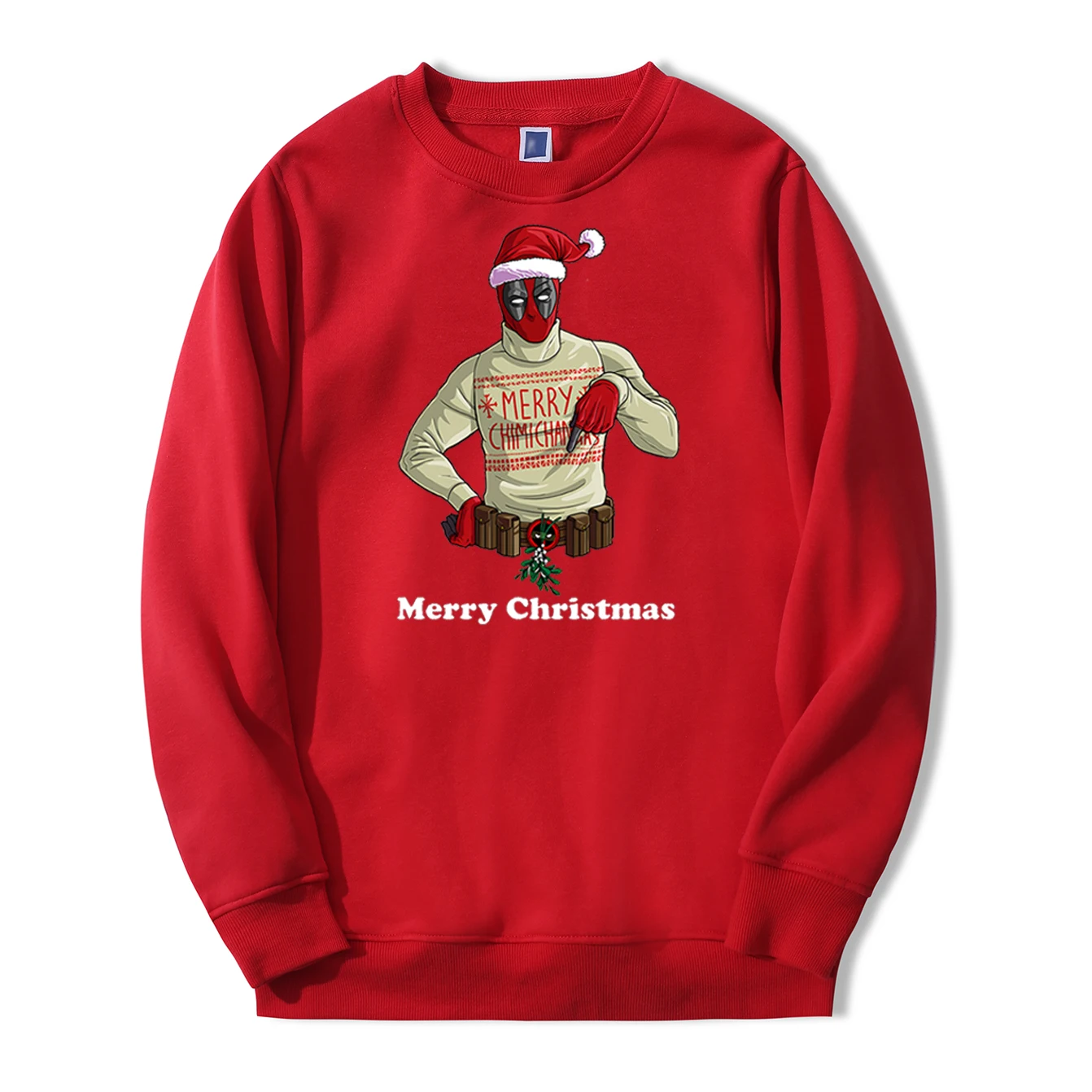 Merry Christmas Deadpool мужские толстовки с капюшоном, Повседневная флисовая уличная Осенняя толстовка, модные теплые толстовки с капюшоном на год