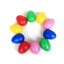 1 шт., 5 цветов, Детские Игрушки для раннего обучения, милые пластиковые ударные maracas шейкеры, игрушка, музыкальное яйцо