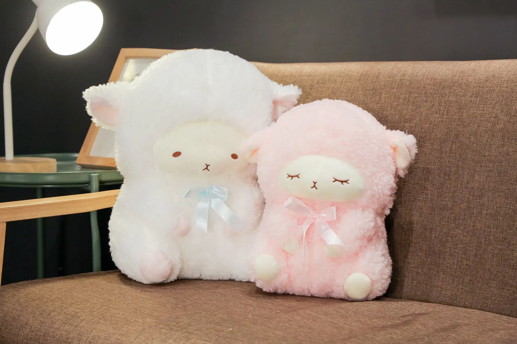 Прекрасный 1 шт. 30 см/40 см Супер Kawaii спящие плюшевые игрушки овцы Дети Прекрасный Альпака животных мягкие куклы дети подарки на день рождения