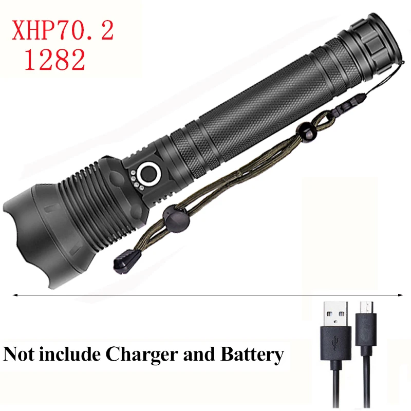 Litwod светодиодный перезаряжаемый светильник-вспышка XHP70.2, мощный фонарь, 3 режима, масштабируемый велосипедный светильник с батареей 18650 и 26650 - Испускаемый цвет: Option E