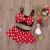 Baby Girl Bikini Set Купальники Bownot Dot BIkini set Strappy Ruffled Swimming Swimsuit Costume Bathing
