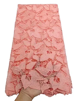 

2019 Latest French Nigerian Laces Fabrics High Quality African Laces Fabric Wedding African French Milk Silk Lace Fabric