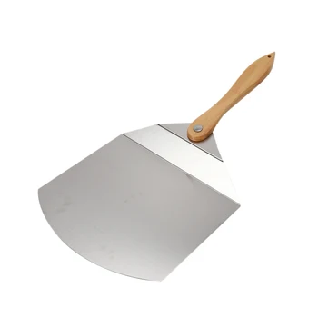 

Foldable Aluminum Pizza Peel Paddle with Detachable Wooden Handle,12 inch Pizza Bread and Cake Transfer Spatula