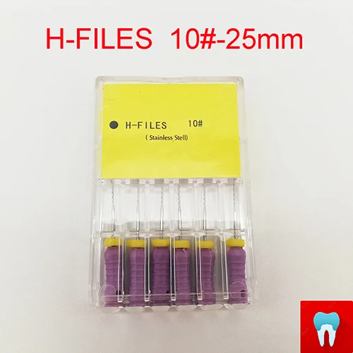 1pack(10-25mm) 11 пакетов 6#-80#25 мм зубные ПроТейпер файлы H стоматолога Эндодонтические Инструменты Стоматологические материалы ручное использование нержавеющая сталь H файлы - Цвет: 1pack(10-25mm)
