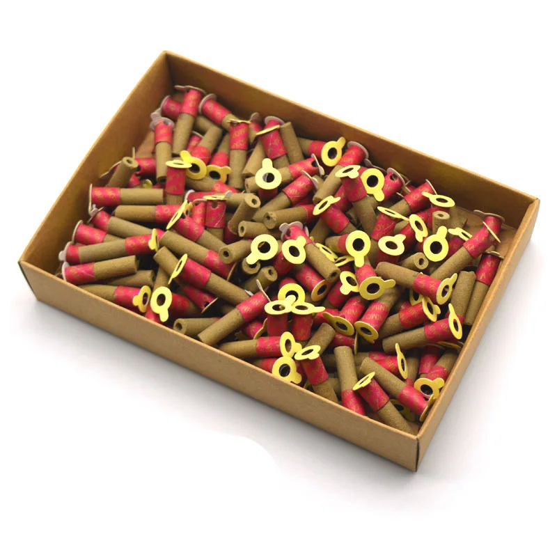 

SHARE HO 180pcs Mini Moxa Stick Heating Moxibustion Acupuncture Points Chinese Therapy Smoke Moxa Tube Stickers