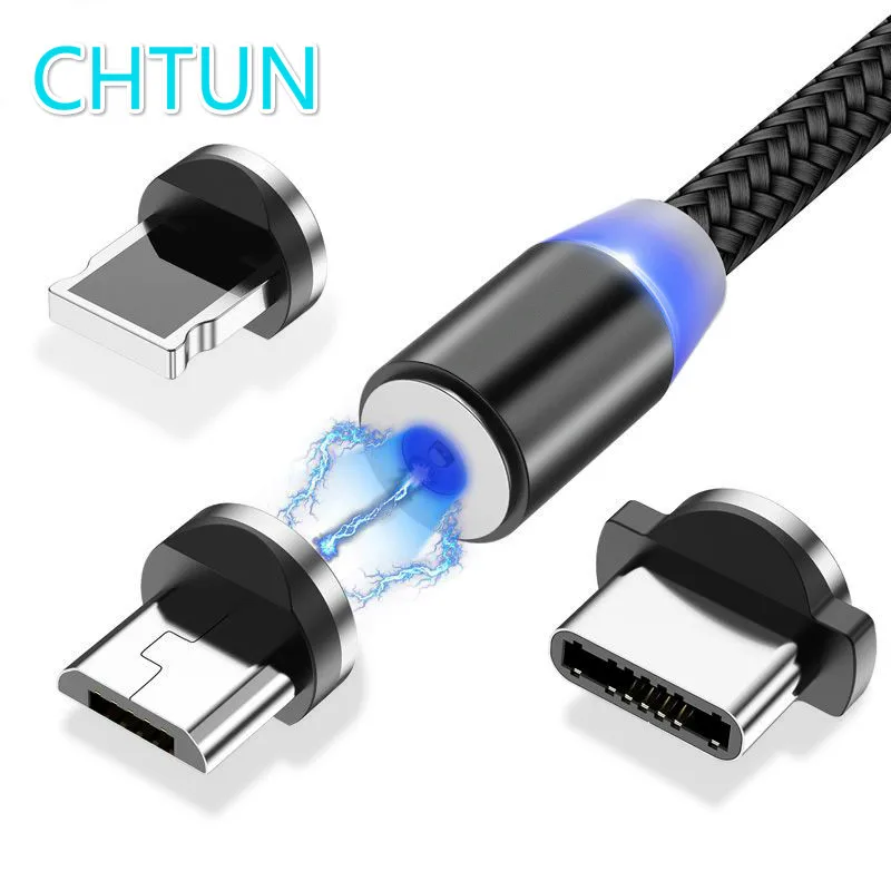 Зарядный кабель Suhach магнитный usb Type C для iPhone X/7/8/XS Max/XR/Huawei/Samsung/xiaomi/LG 1/2 м | Мобильные