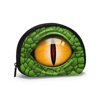 

2020 Man Women Smart Wallet Business Card Wallet Credit Business Mini Card Wallet Scary Eye Of A Reptile