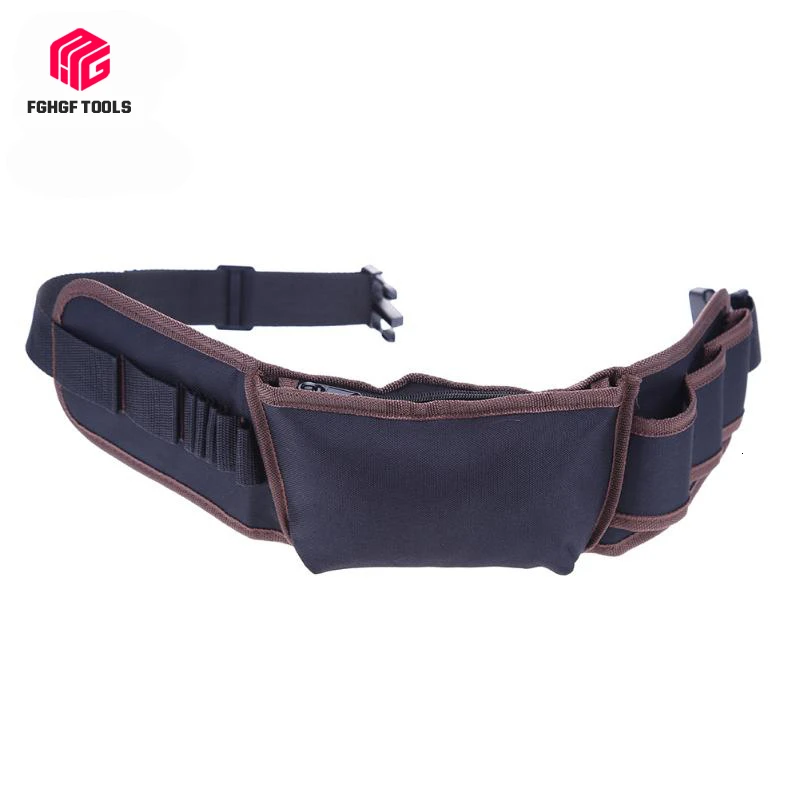 

FGHGF Multifunction Durable Hardware Mechanics Waterproof Tool Bag Oxford Cloth Tool Bag Hardware Repair Waist Organizer Bag