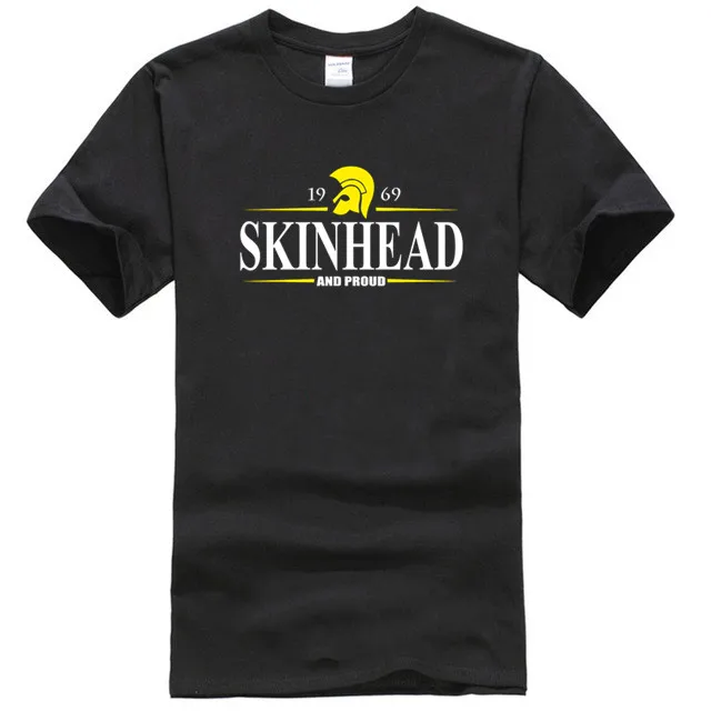 Футболка Skinhead and proud 1969 футболка trojan ska | Мужская одежда