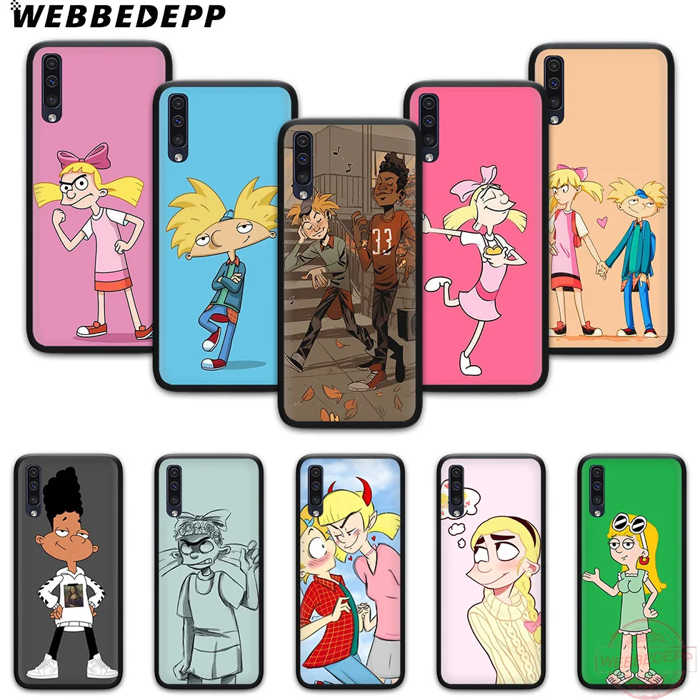 WEBBEDEPP Hey Arnold Soft Phone Case for Samsung A10S A6 7 8 9 A10 20 A40 A50 A60 A70S M10 M20 30 |