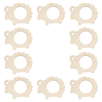 

10 Pcs Holder Durable Premium Professional Wood Napkin Ring for Kitchen Home Hotel