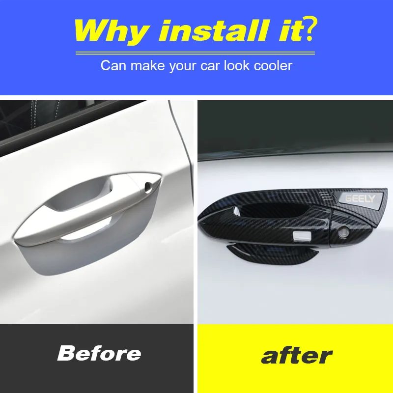 Geely Coolray SX11 BelGee X50 2024  ܺ ڵ, ڵ ¦ ڵ Ŀ, ¦ ڵ  Ʈ ƼĿ, ׼ ǰ